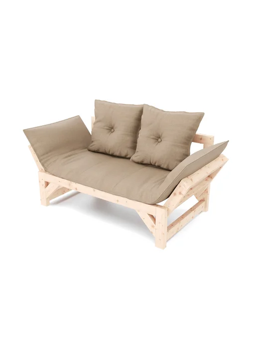 ARSKO Диван кушетка Крокет beige, массив дерева, раскладная, бежевый