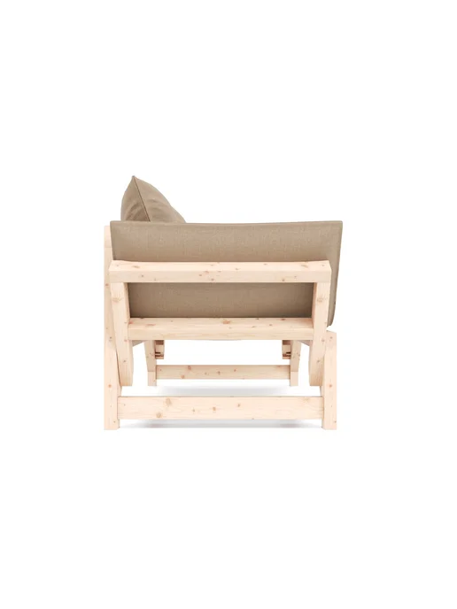 ARSKO Диван кушетка Крокет beige, массив дерева, раскладная, бежевый, фото 2