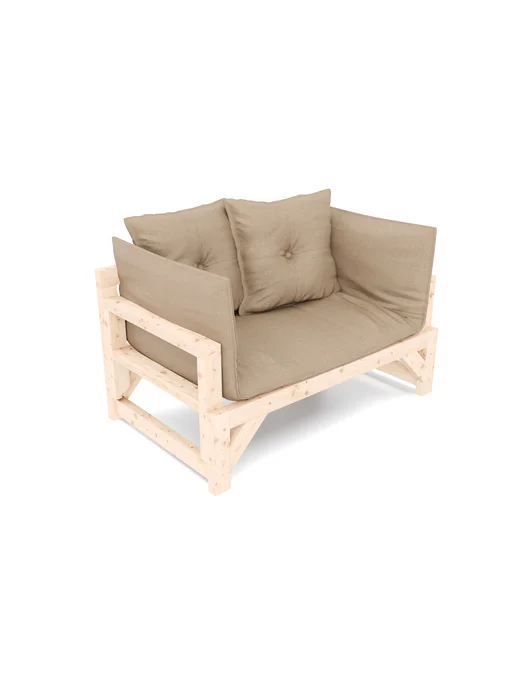 ARSKO Диван кушетка Крокет beige, массив дерева, раскладная, бежевый, фото 4