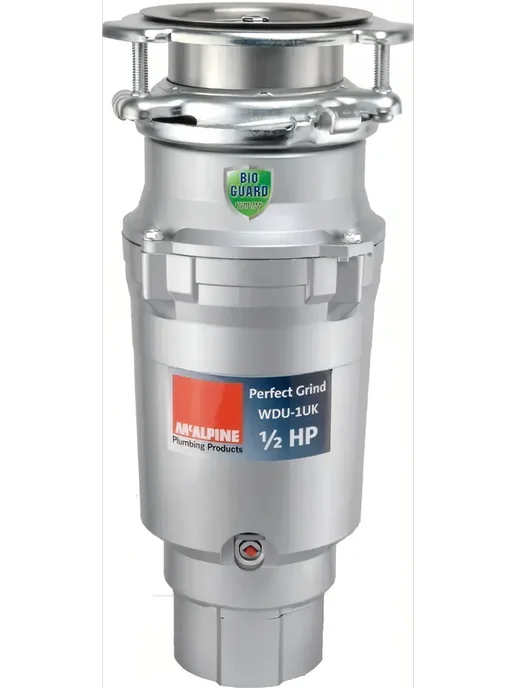 Измельчитель пищевых отходов McAlpine Perfect Grind WDU-1ASEU цвет Нержавеющая сталь, 375 Вт