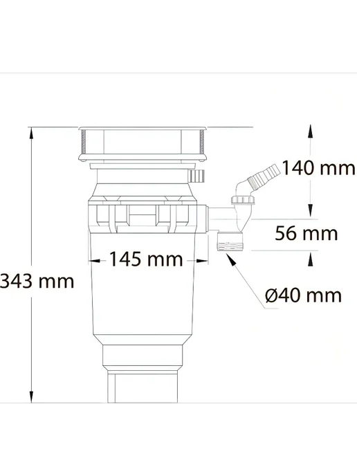 Измельчитель пищевых отходов McAlpine Perfect Grind WDU-1ASEU цвет Нержавеющая сталь, 375 Вт, фото 2