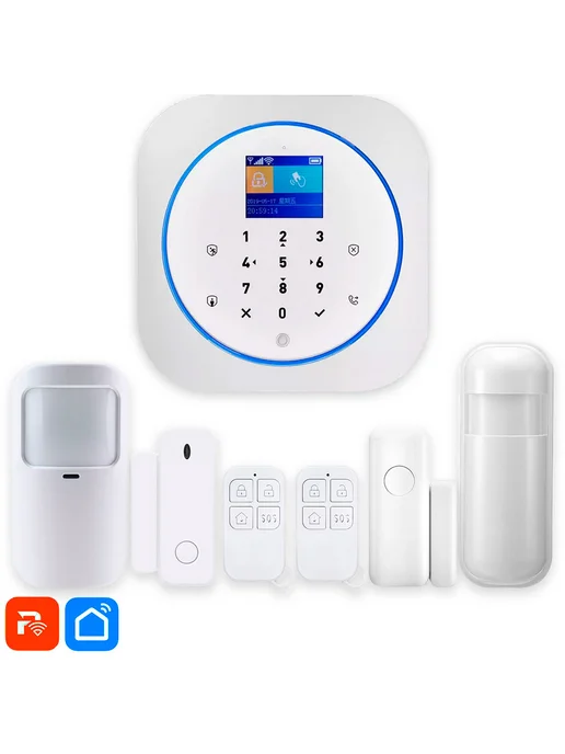 Ps-Link Комплект охранной GSM WIFI сигнализации G12W-4, вариант, фото 6