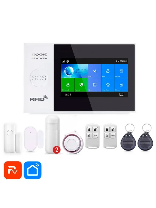 Ps-Link Комплект охранной GSM WIFI сигнализации WG107T-6, вариант, фото 6