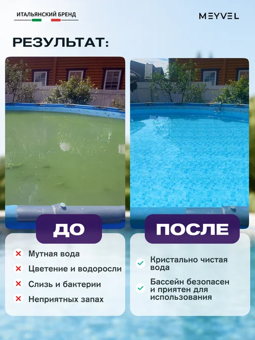 Meyvel Коагулянт для очистки и осветления воды 1л, 1 л, фото 2