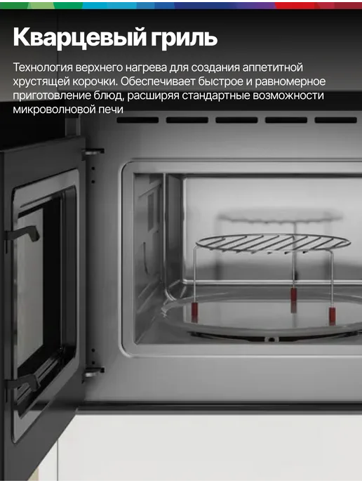 BOSCH Микроволновая печь встраиваемая Bosсh BEL554MW2, белый, фото 2