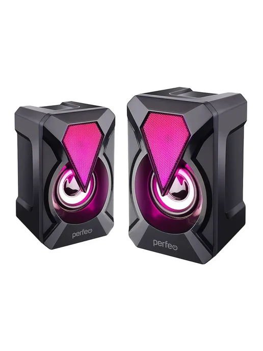 PERFEO Колонки компьютерные « FLAMES» 2.0 2х3 Вт USB, 2x3, 3 Вт