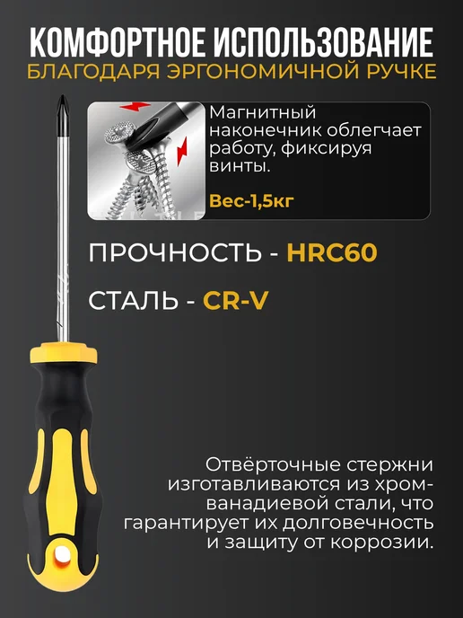 P&M TECH Набор отверток и бит для дома, вариант, фото 6