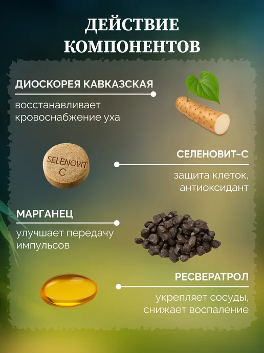 Клуб здоровья Эликсир Нейрослух от тугоухости и шума в ушах, вариант, фото 5