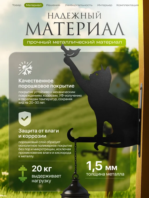 Кронштейн для кашпо настенный Набор 3 шт, 3 шт, фото 2