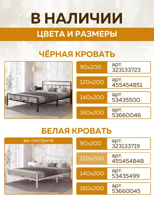 Форвард мебель Кровать Леон 120х200 см полутороспальная с изголовьем, 120x200 см, фото 4