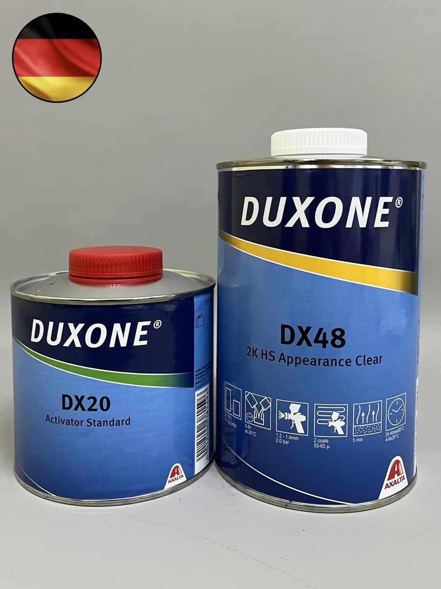 DX48 лак HS с отвердителем стандартным DX20 1,5л