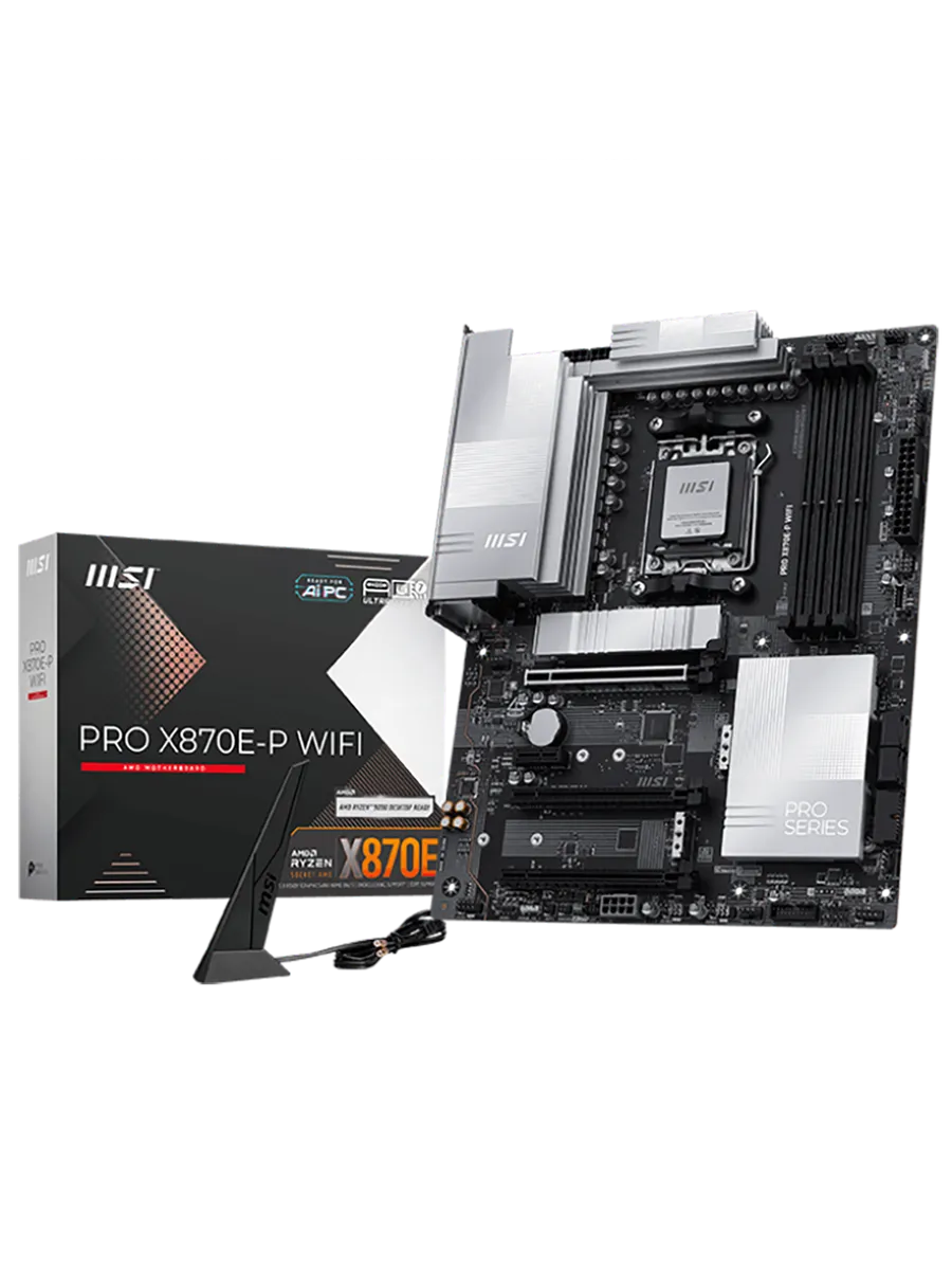 MSI Материнская плата PRO X870E-P WIFI AM5 AMD X870E ATX RTL