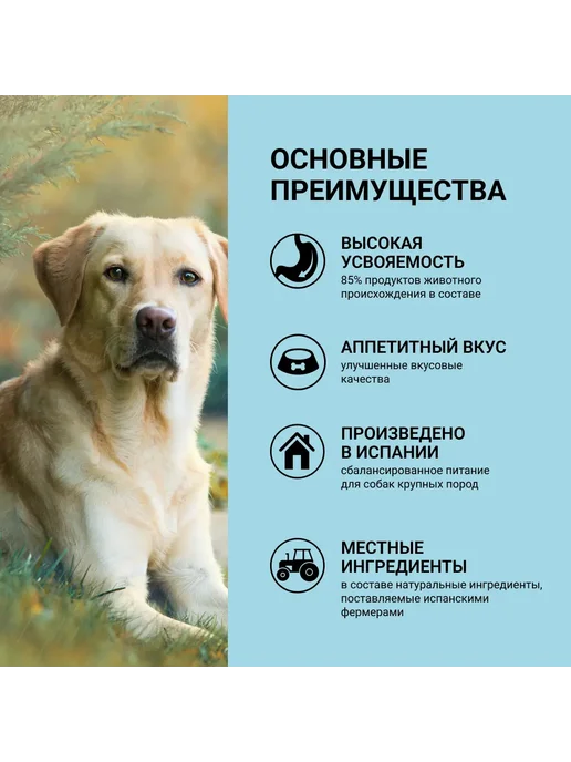 Сухой корм Ownat для собак, индейка, курица, 12 кг, фото 2
