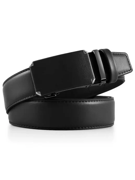 Ferragamo Ремень кожаный автомат, черный, фото 5