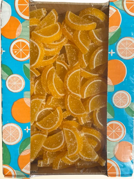 Азовская кондитерская фабрика Мармелад желейный Дольки со вкусом апельсина, 1 кг, 1 кг, фото 2