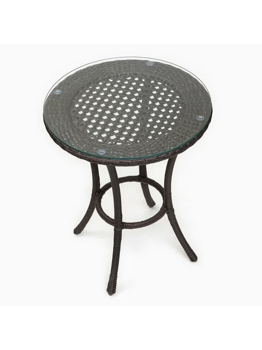 Paraplan Садовый стол из искусственного ротанга венге 60x75 см, 60x75 см, фото 2