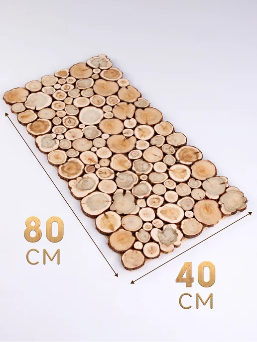 Люблю Баню Панно из можжевельника для бани 100х50 см без клея, 80x40 см, фото 5