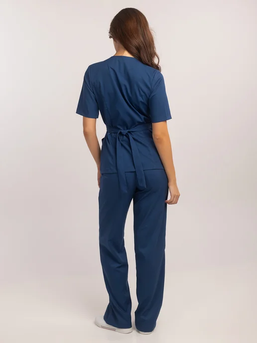 JEM. Jeans Work Костюм медицинский с брюками, синий, фото 8