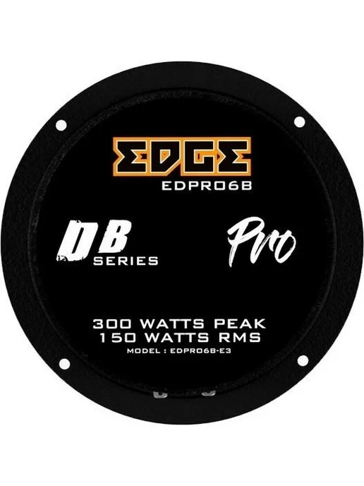 EDGE Колонки в машину динамики автомобильные EDPRO6B-E3, черный, фото 2
