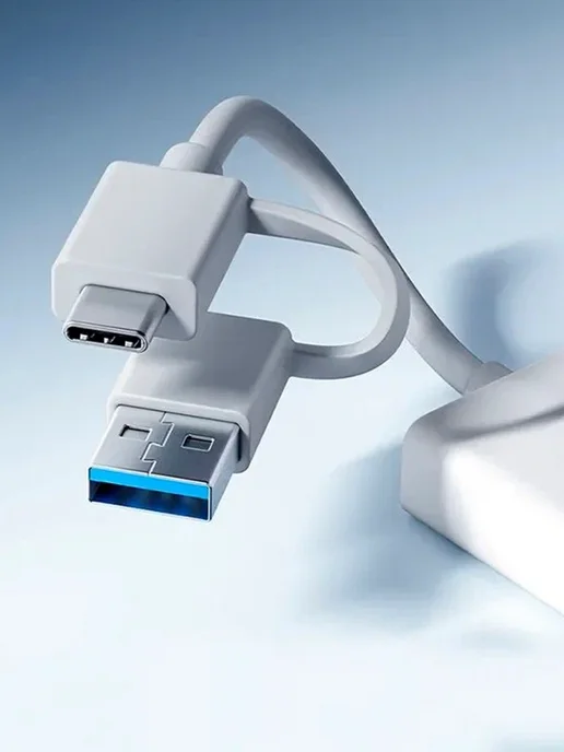Xiaomi Разветвитель USB 3.0 для ноутбука на 4 порта, белый, фото 4