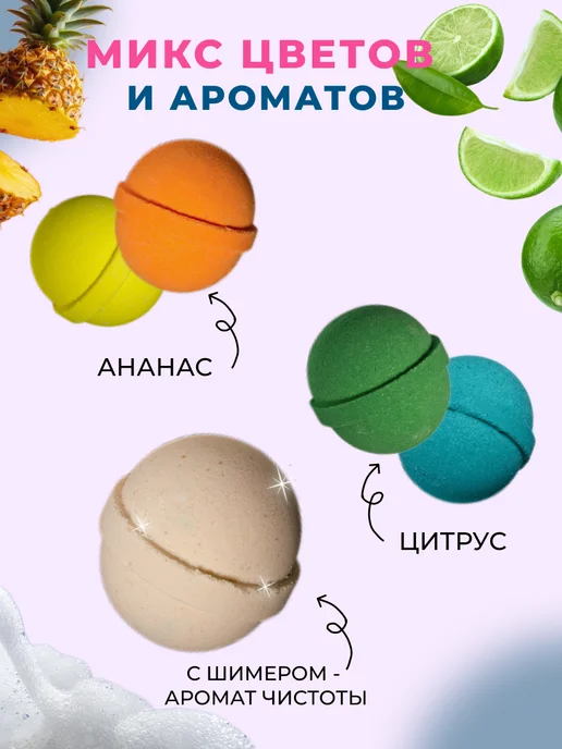 Bubble Bombs детский набор бомбочка для ванны большие и бурлящие 10 штук, голубой, фото 7