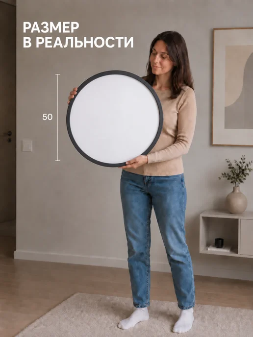 indome Умная светодиодная люстра с Алисой и RGB, черный, фото 8