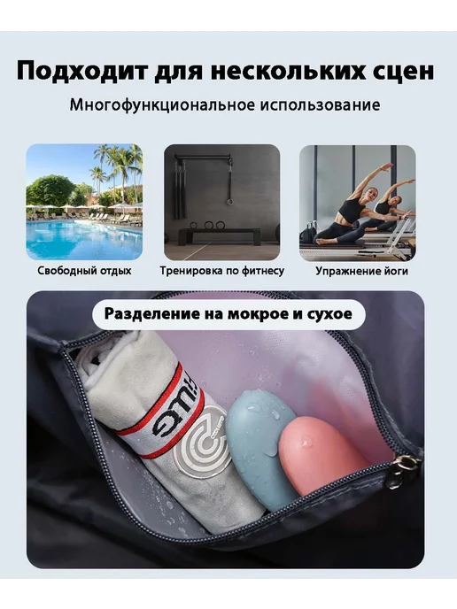 Багажная сумка со съемными колесиками, фиолетовый, фото 7