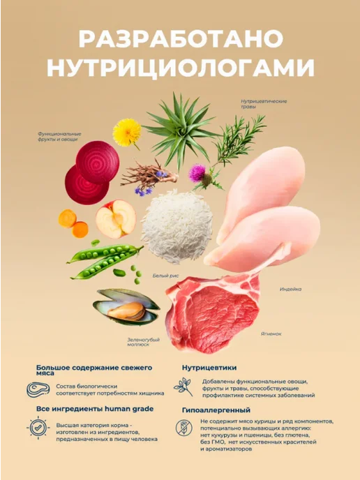 Сухой корм Original Choice для собак, щенки, ягненок, 2 кг, фото 3