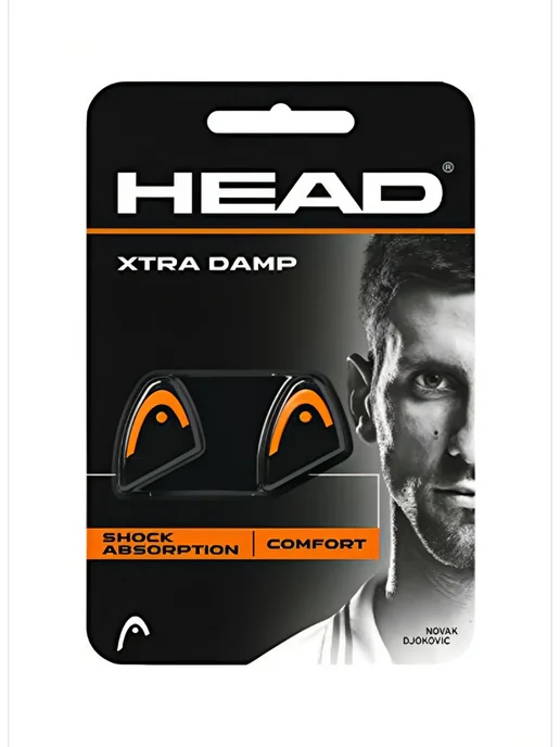 HEAD Виброгаситель Xtra Damp x2, черный и белый, черный, фото 2