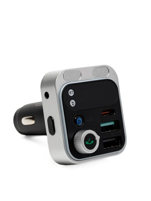 FaizFull FM трансмиттер Bluetooth модулятор автомобильный, черный, фото 6