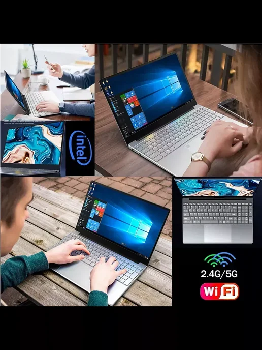 Ноутбук 15.6" Intel Celeron N4000, 8GB RAM, 256GB SSD, 8 ГБ, 256 ГБ, фото 6