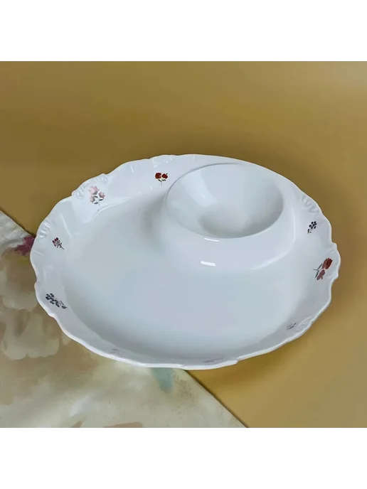LENARDI Collection Менажница Крокус 29х4см фарфор, 29x4 см