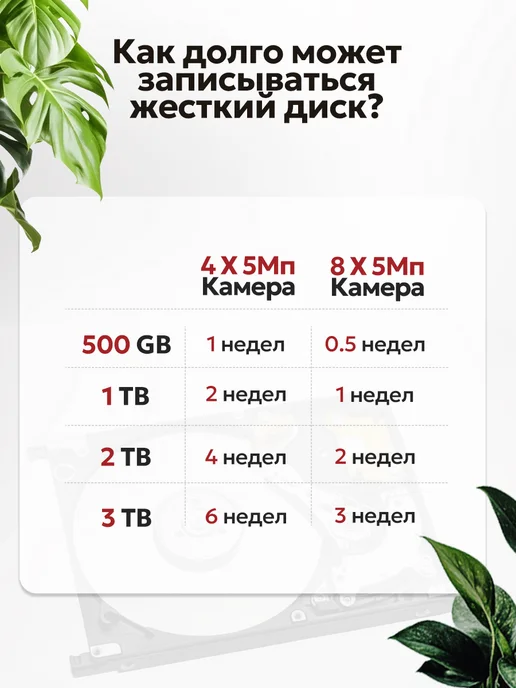 EXPGlobal Комплект видеонаблюдения AHD 5Mп с уличными камерами c HDD, белый, фото 7